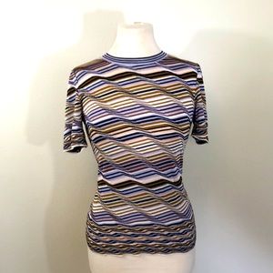Mesmerizing Missoni multi color geometric top